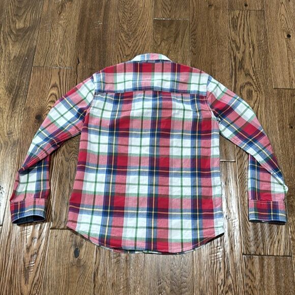 Abercrombie kids plaid button down shirt. Sz 9/10 - Picture 4 of 4